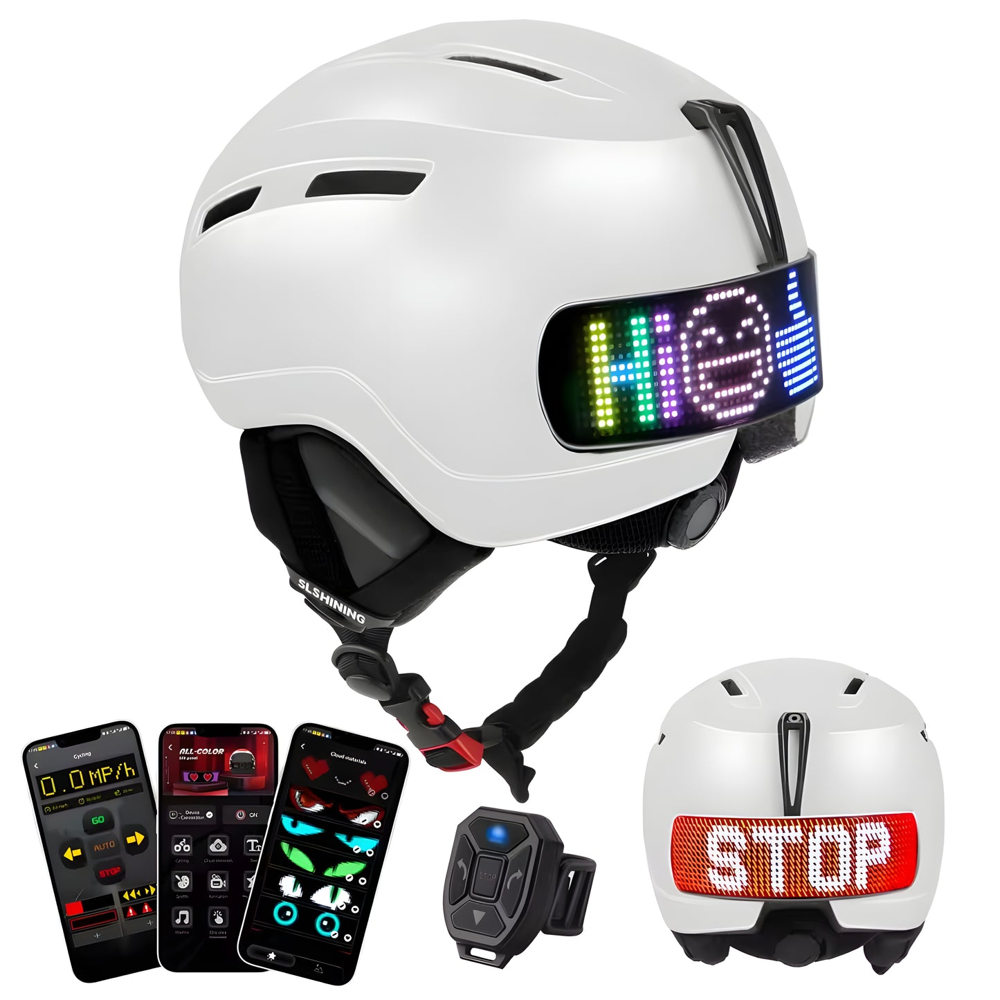 FrostGlow™ Ski/Snowboard Helmet Lights